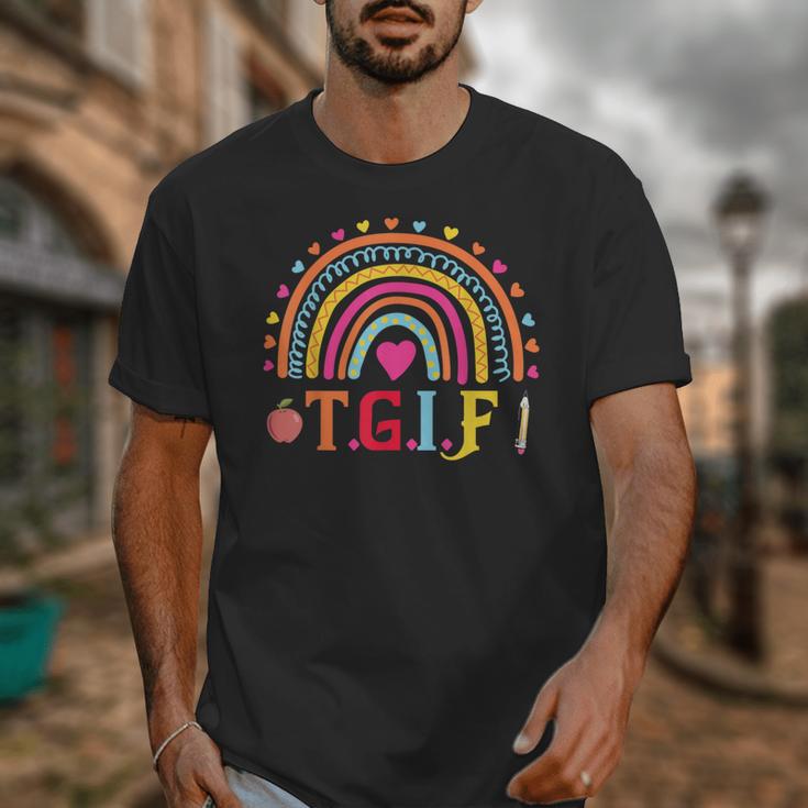 TGIF Teacher Appreciation Alphabet Thank God It's Friday For Men Women Girls Kids Unisex T-Shirt, funny design