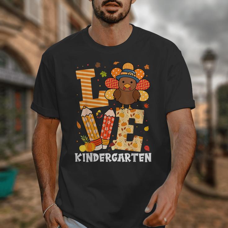 Thanksgiving Love Kindergarten Teacher Turkey Autumn Fall Unisex T-Shirt, funny design Thanksgiving Love Kindergarten Teacher Turkey Autumn Fall Unisex T-Shirt, funny design