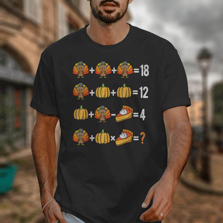 Thanksgiving Order Of Operations Thanksgiving Math Teacher Unisex T-Shirt, funny design