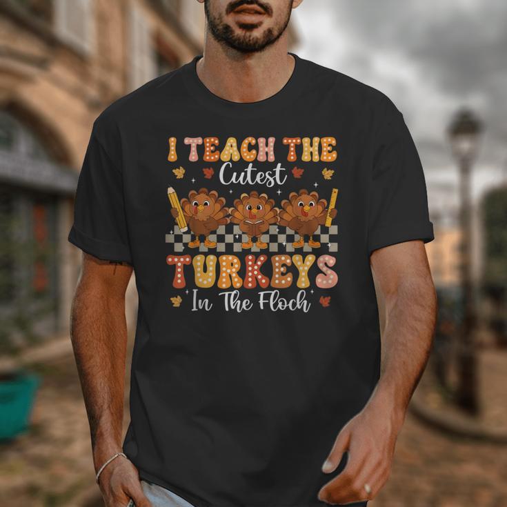 Thanksgiving Teacher I Teach The Cutest Turkeys In The Flock Unisex T-Shirt, funny design Thanksgiving Teacher I Teach The Cutest Turkeys In The Flock Unisex T-Shirt, funny design