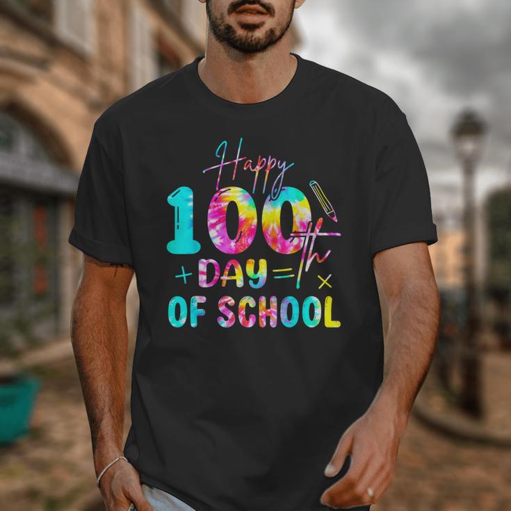 Tie Dye Happy 100th Day Of School Teacher Student 100 Days Unisex T-Shirt, funny design Tie Dye Happy 100th Day Of School Teacher Student 100 Days Unisex T-Shirt, funny design