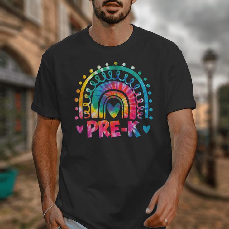 Tie Dye Prek Teacher Rainbow Preschool Back To School Girl Unisex T-Shirt, funny design