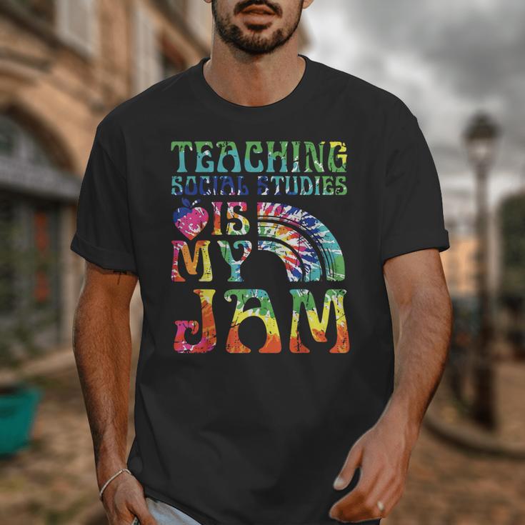 Tie Dye Teaching Social Studies Is My Jam Sunglasses Teacher Unisex T-Shirt, funny design Tie Dye Teaching Social Studies Is My Jam Sunglasses Teacher Unisex T-Shirt, funny design