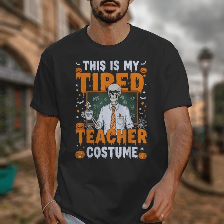 This Is My Tired Teacher Costume Halloween Costumes Unisex T-Shirt, funny design