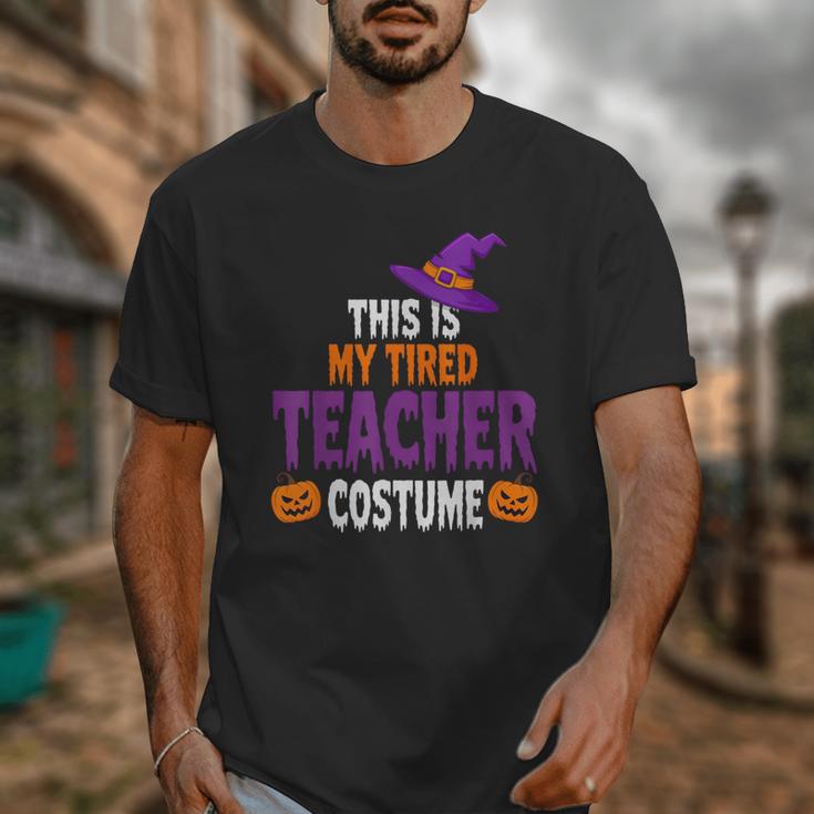 Tired Teacher Costume For Halloween Teachers Unisex T-Shirt, funny design Tired Teacher Costume For Halloween Teachers Unisex T-Shirt, funny design