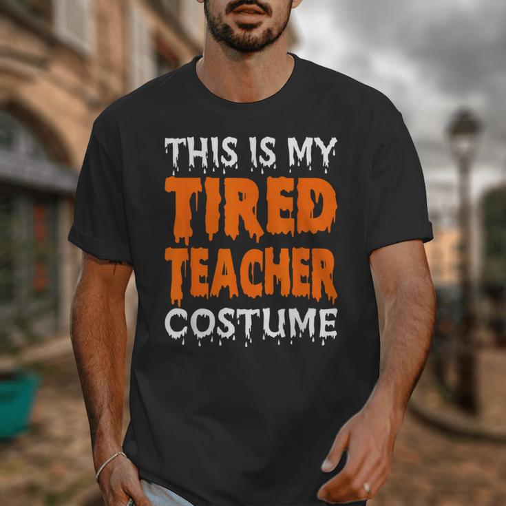 This Is My Tired Teacher Costume Quick Easy Lazy Halloween For Men Women Unisex T-Shirt, funny design This Is My Tired Teacher Costume Quick Easy Lazy Halloween For Men Women Unisex T-Shirt, funny design