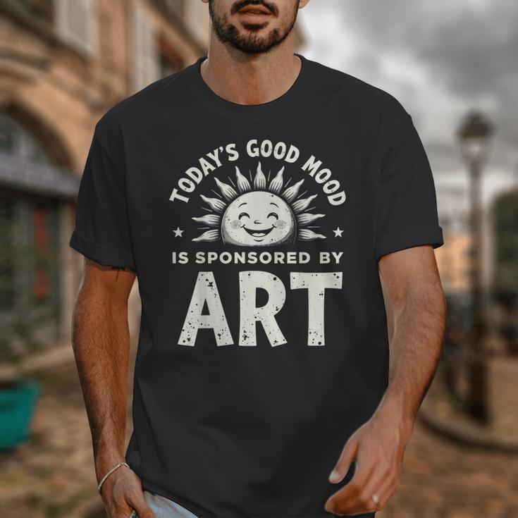 Today’s Good Mood Is Sponsored By Art Teacher Sun Tee Unisex T-Shirt, funny design Today’s Good Mood Is Sponsored By Art Teacher Sun Tee Unisex T-Shirt, funny design