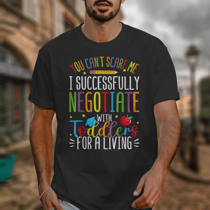 Toddler Negotiator Preschool Teacher Humor Babysitters Unisex T-Shirt, funny design Toddler Negotiator Preschool Teacher Humor Babysitters Unisex T-Shirt, funny design