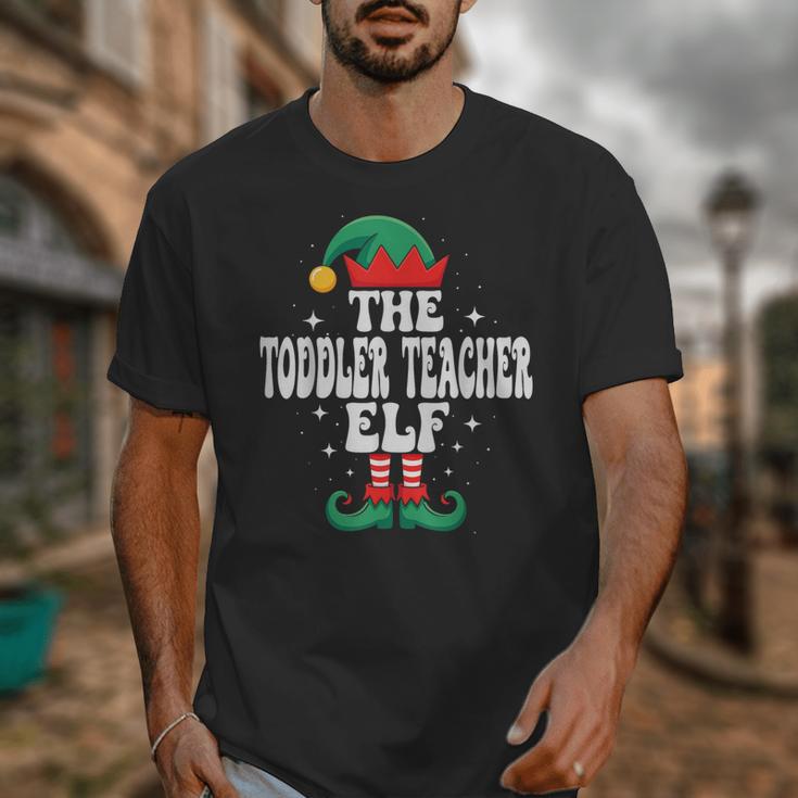 The Toddler Teacher Elf Christmas Matching Family Unisex T-Shirt, funny design The Toddler Teacher Elf Christmas Matching Family Unisex T-Shirt, funny design