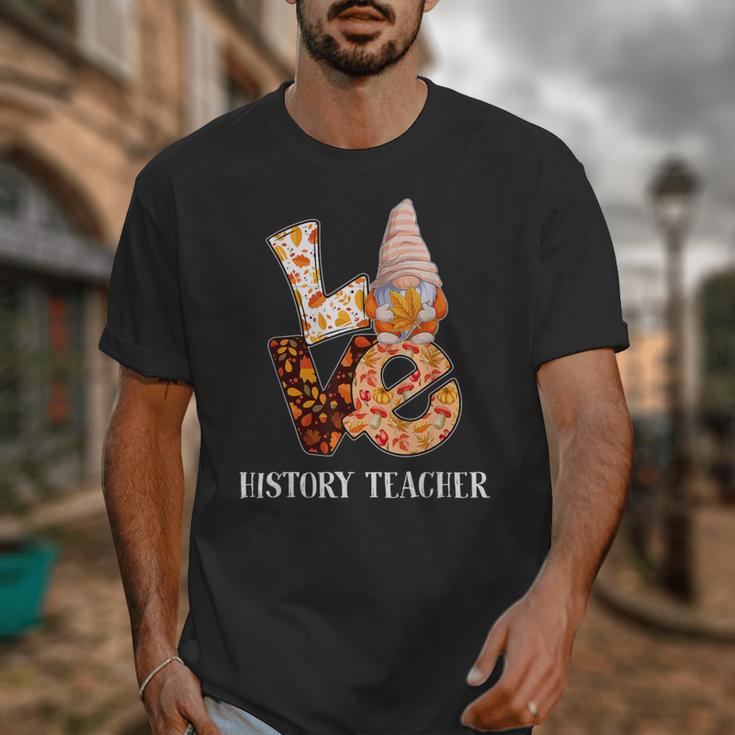 History Teacher Love Autumn Fall Gnome For Teachers For Men Women Unisex T-Shirt, History Teacher Gifts, funny design History Teacher Love Autumn Fall Gnome For Teachers For Men Women Unisex T-Shirt, History Teacher Gifts, funny design