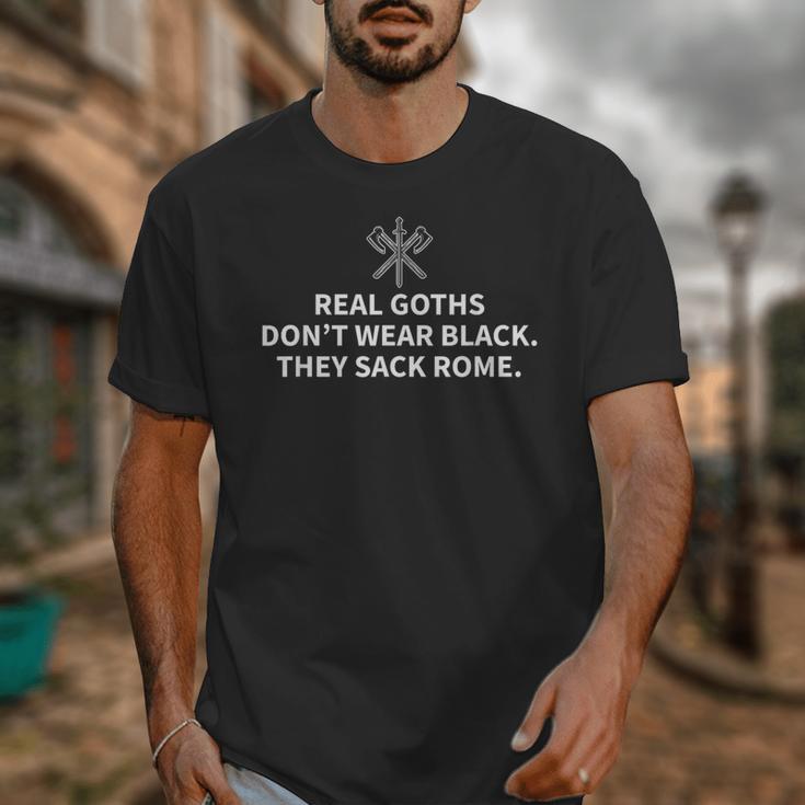 History Teacher Real Goths Sack Rome Unisex T-Shirt, History Teacher Gifts, funny design History Teacher Real Goths Sack Rome Unisex T-Shirt, History Teacher Gifts, funny design