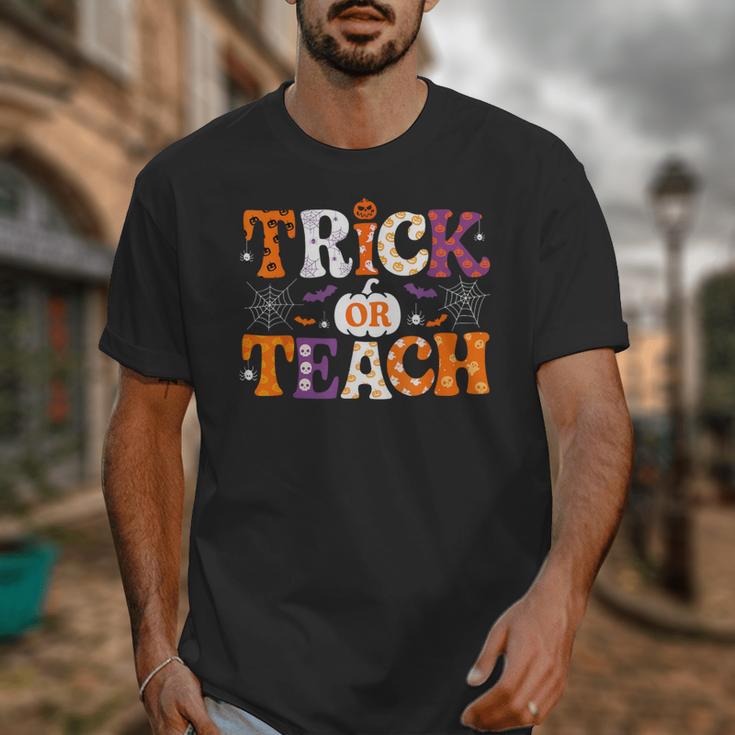 Trick Or Teach Teacher Halloween Costume Men Women Unisex T-Shirt, funny design