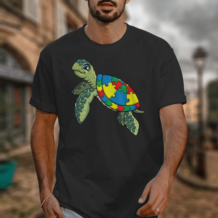 Turtle Puzzle Pieces For Autism Awareness Kids Women Teacher Unisex T-Shirt, funny design Turtle Puzzle Pieces For Autism Awareness Kids Women Teacher Unisex T-Shirt, funny design
