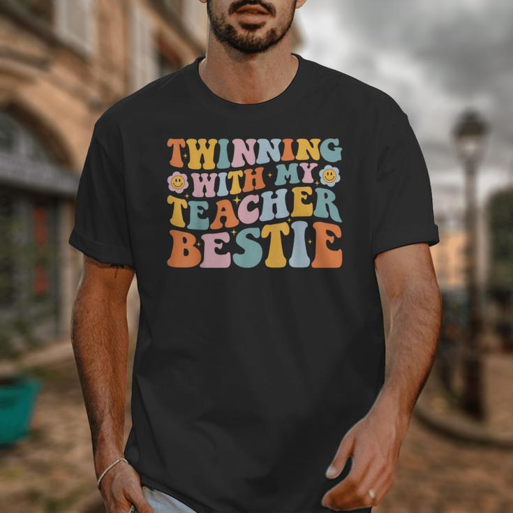 Twinning With My Teacher Bestie Twin Day Matching For Men Women Kids Unisex T-Shirt, funny design Twinning With My Teacher Bestie Twin Day Matching For Men Women Kids Unisex T-Shirt, funny design