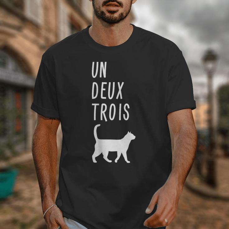 Un Deux Trois Cat Shirt French Teacher Unisex T-Shirt, funny design Un Deux Trois Cat Shirt French Teacher Unisex T-Shirt, funny design