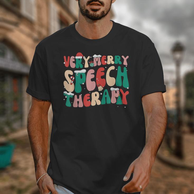 Verry Merry Speech Language Pathologist Teacher Christmas Unisex T-Shirt, funny design Verry Merry Speech Language Pathologist Teacher Christmas Unisex T-Shirt, funny design