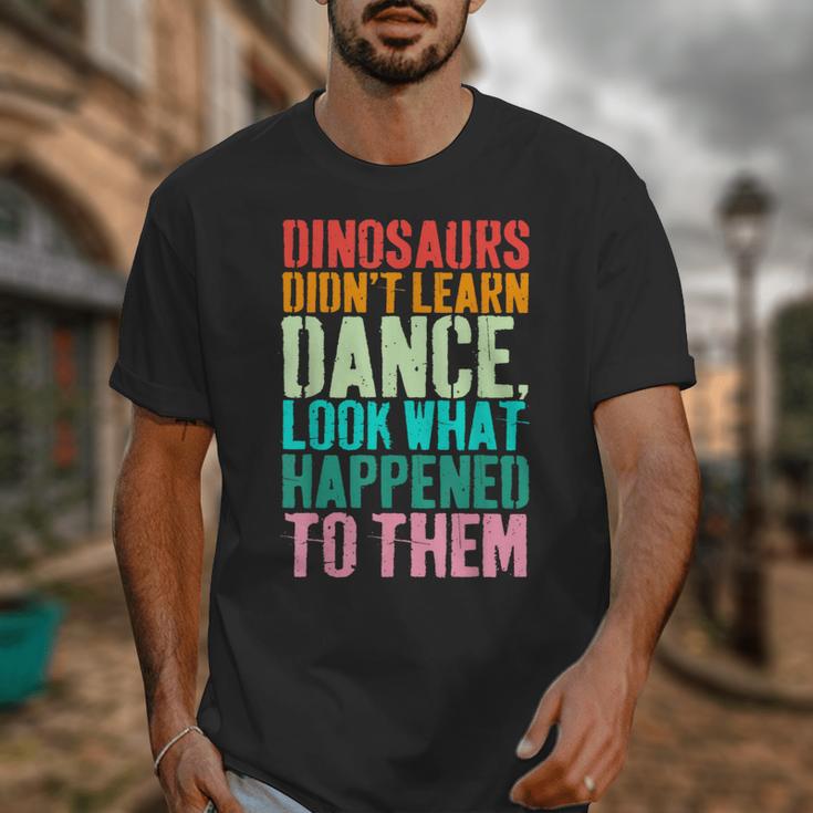 Vintage Dinosaurs Didn't Learn Dance Dance Teacher Unisex T-Shirt, funny design Vintage Dinosaurs Didn't Learn Dance Dance Teacher Unisex T-Shirt, funny design