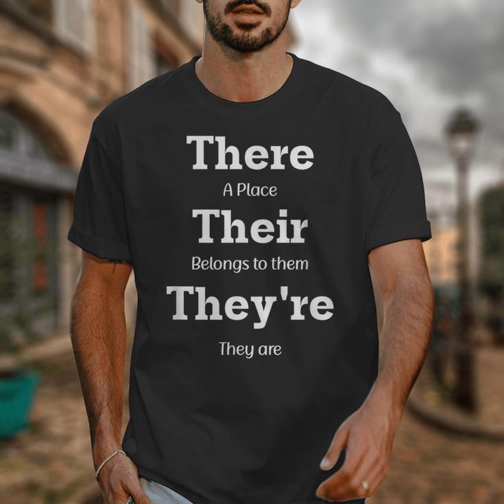 Vocabulary Police Their There They'Re English Teacher Unisex T-Shirt, English Teacher Gifts, funny design