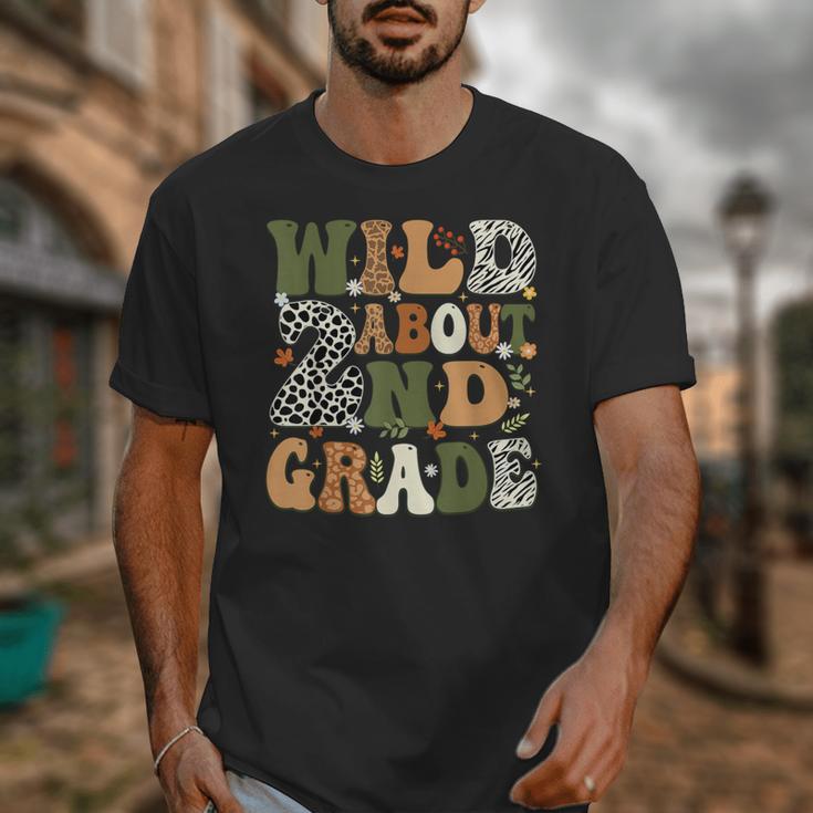 Wild About 2nd Grade Teacher Student First Day Of School Unisex T-Shirt, 2nd Grade Teacher Gifts, First Grade Teacher Gifts, funny design