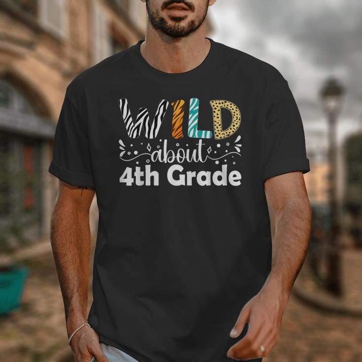 Wild About 4th Grade First Day Of School Teacher Student Unisex T-Shirt, First Grade Teacher Gifts, 4th Grade Teacher Gifts, funny design Wild About 4th Grade First Day Of School Teacher Student Unisex T-Shirt, First Grade Teacher Gifts, 4th Grade Teacher Gifts, funny design