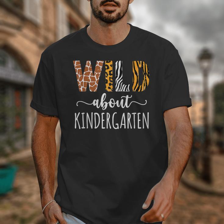 Wild About Kindergarten Teacher Leopard Print Unisex T-Shirt, funny design Wild About Kindergarten Teacher Leopard Print Unisex T-Shirt, funny design