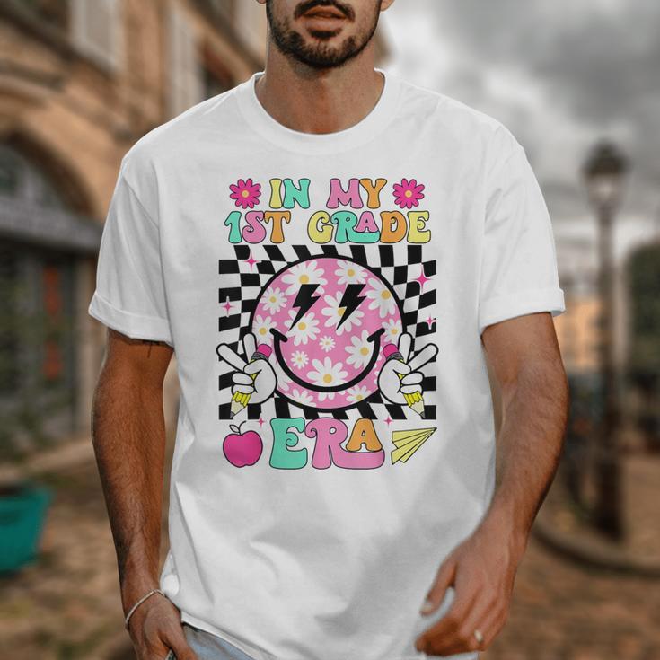 In My 1st Grade Era Smile Face Back To School Teacher Kid Unisex T-Shirt, funny design In My 1st Grade Era Smile Face Back To School Teacher Kid Unisex T-Shirt, funny design
