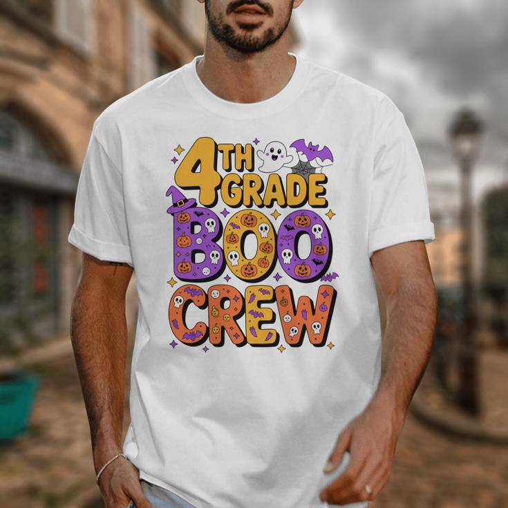 4th Grade Boo Crew Ghost Halloween Teacher Costume Unisex T-Shirt, 4th Grade Teacher Gifts, funny design 4th Grade Boo Crew Ghost Halloween Teacher Costume Unisex T-Shirt, 4th Grade Teacher Gifts, funny design