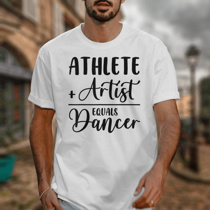 Athlete Plus Artist Equals Dancer Ballerina Teacher Student For Men Women Kids Unisex T-Shirt, funny design Athlete Plus Artist Equals Dancer Ballerina Teacher Student For Men Women Kids Unisex T-Shirt, funny design