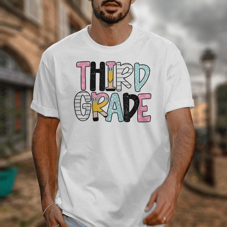 Back To School Third Grade Teacher First Day Of 3rd Grade Unisex T-Shirt, First Grade Teacher Gifts, funny design Back To School Third Grade Teacher First Day Of 3rd Grade Unisex T-Shirt, First Grade Teacher Gifts, funny design