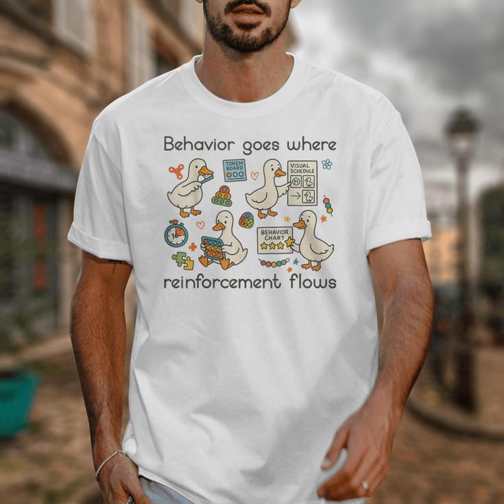Behavior Analyst Silly Goose RBT ABA Therapy Sped Teacher Unisex T-Shirt, funny design