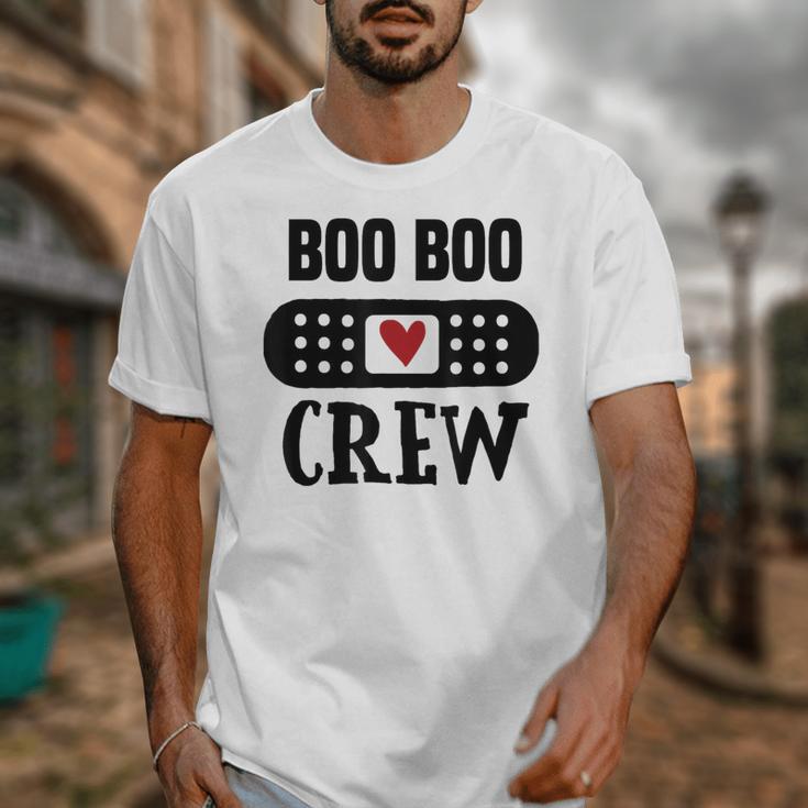 Boo Boo Crew First Aid School Nurse Day Care Teacher Unisex T-Shirt, funny design