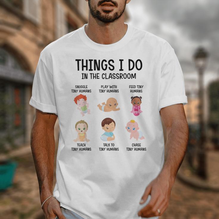 Daycare Preschool Infant Teacher Thing I Do In The Classroom Unisex T-Shirt, funny design Daycare Preschool Infant Teacher Thing I Do In The Classroom Unisex T-Shirt, funny design