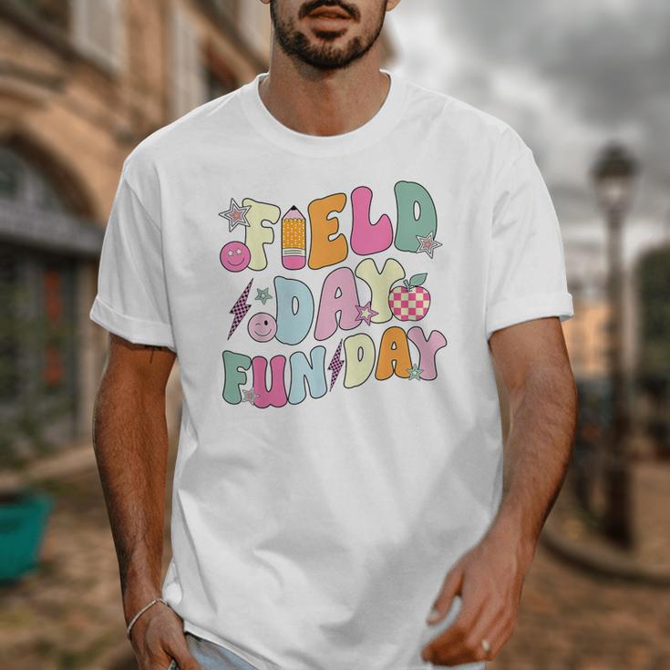 Field Day Fun Day Last Day Of School Teacher Student Unisex T-Shirt, funny design Field Day Fun Day Last Day Of School Teacher Student Unisex T-Shirt, funny design