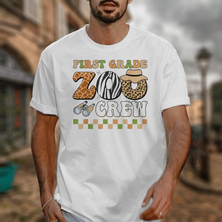 Field Zoo Trip Teacher First Grade Crew Back To School Unisex T-Shirt, First Grade Teacher Gifts, funny design Field Zoo Trip Teacher First Grade Crew Back To School Unisex T-Shirt, First Grade Teacher Gifts, funny design