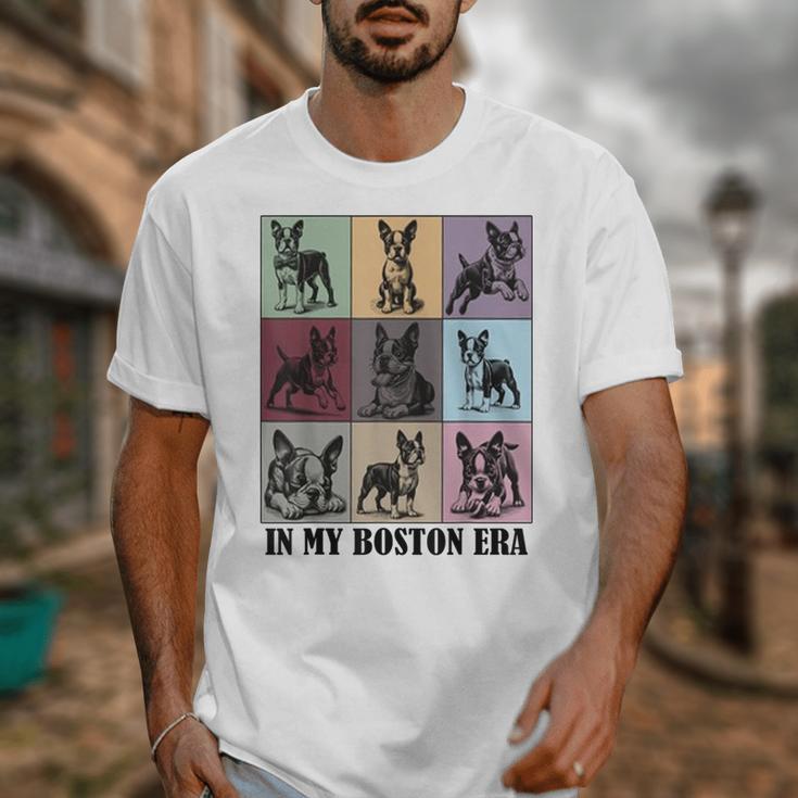 Funny Boston Terrier Quote In My Boston Terrier Era Cool Dog Men Women Unisex T-Shirt, funny design