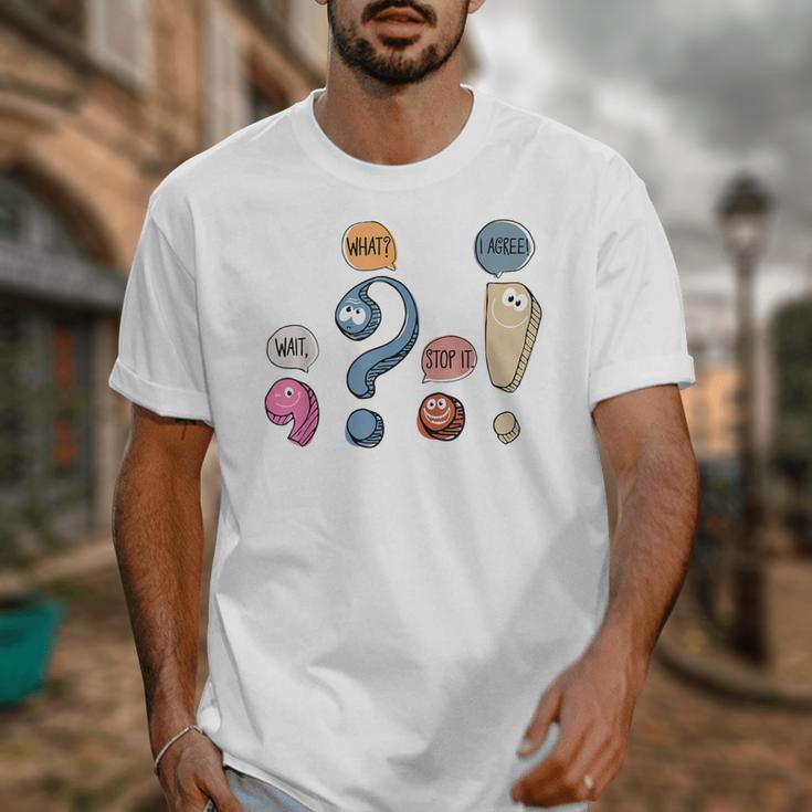 Grammar Teacher Punctuation For English Teacher Men Women Unisex T-Shirt, English Teacher Gifts, funny design Grammar Teacher Punctuation For English Teacher Men Women Unisex T-Shirt, English Teacher Gifts, funny design