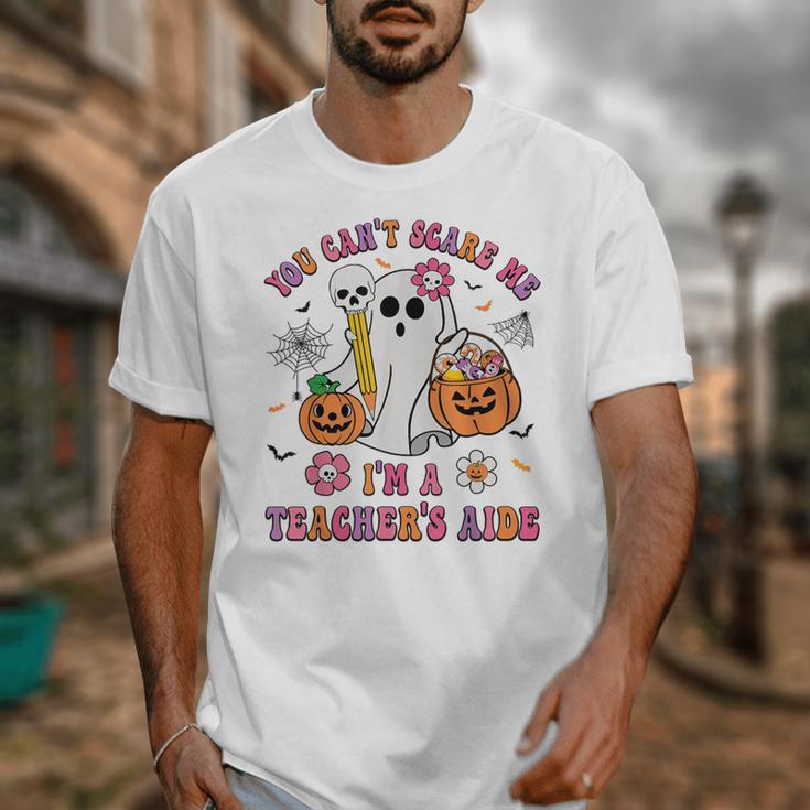 Halloween You Can't Scare Me I'm A School Teacher's Aide Unisex T-Shirt, funny design Halloween You Can't Scare Me I'm A School Teacher's Aide Unisex T-Shirt, funny design