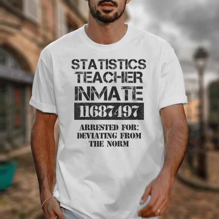 Halloween Statistics Teacher Prisoner Costume Unisex T-Shirt, funny design Halloween Statistics Teacher Prisoner Costume Unisex T-Shirt, funny design