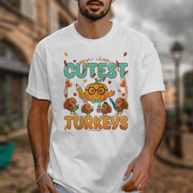 Humor I Teach The Cutest Turkeys Thanksgiving Teacher Unisex T-Shirt, funny design Humor I Teach The Cutest Turkeys Thanksgiving Teacher Unisex T-Shirt, funny design