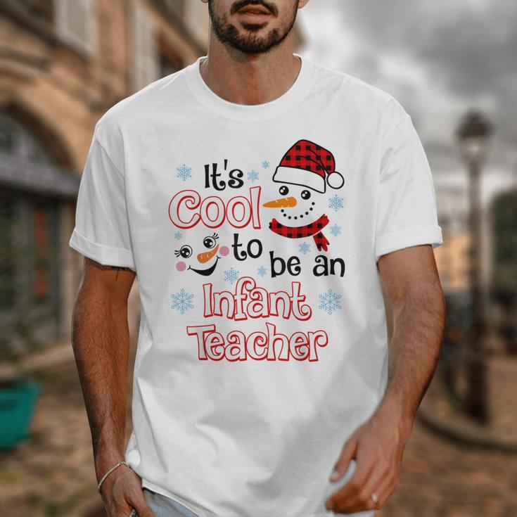 It's Cool To Be a Infant Teacher Snowman Winter Christmas Unisex T-Shirt, funny design It's Cool To Be a Infant Teacher Snowman Winter Christmas Unisex T-Shirt, funny design