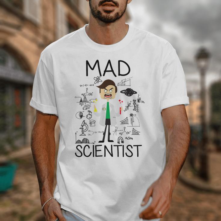 Mad Scientist Shirt Kids Boys Youth Science Teacher Unisex T-Shirt, Science Teacher Gifts, funny design