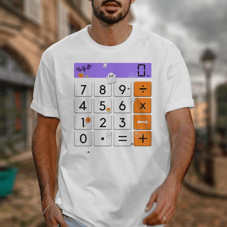 Math Teacher Halloween Costume Calculator Math Pun Unisex T-Shirt, funny design