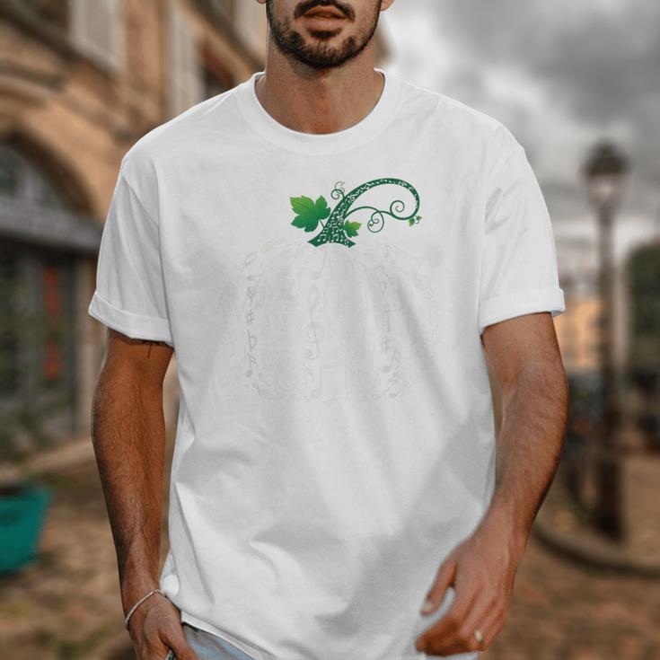 Music Notes Pumpkin Fall Music Teacher Unisex T-Shirt, funny design Music Notes Pumpkin Fall Music Teacher Unisex T-Shirt, funny design