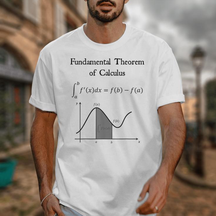 Nerdy Fundamental Theorem Of Calculus Math Teacher Geek Unisex T-Shirt, funny design