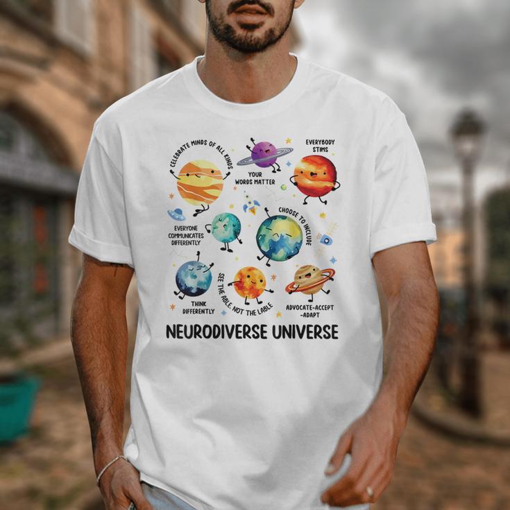 Neurodiverse Universe Space Planet Special Education Teacher Unisex T-Shirt, funny design Neurodiverse Universe Space Planet Special Education Teacher Unisex T-Shirt, funny design