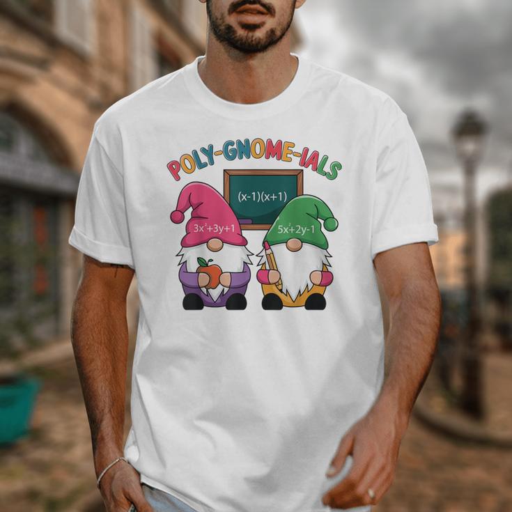 Poly-Gnome-Ials Algebra Teacher Calcul Teacher Unisex T-Shirt, funny design Poly-Gnome-Ials Algebra Teacher Calcul Teacher Unisex T-Shirt, funny design