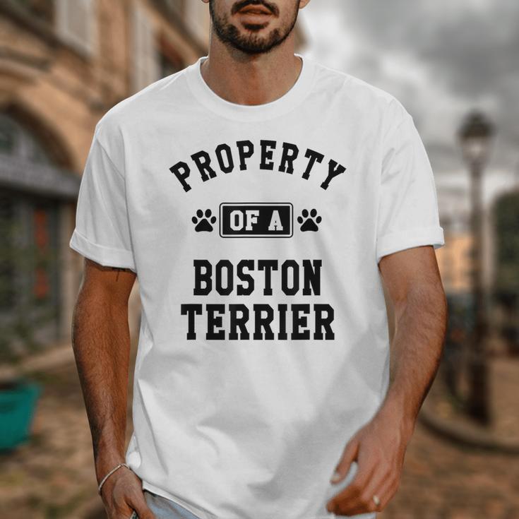 Property Of Boston Terrier Boston Terrier Shirt Unisex T-Shirt, funny design