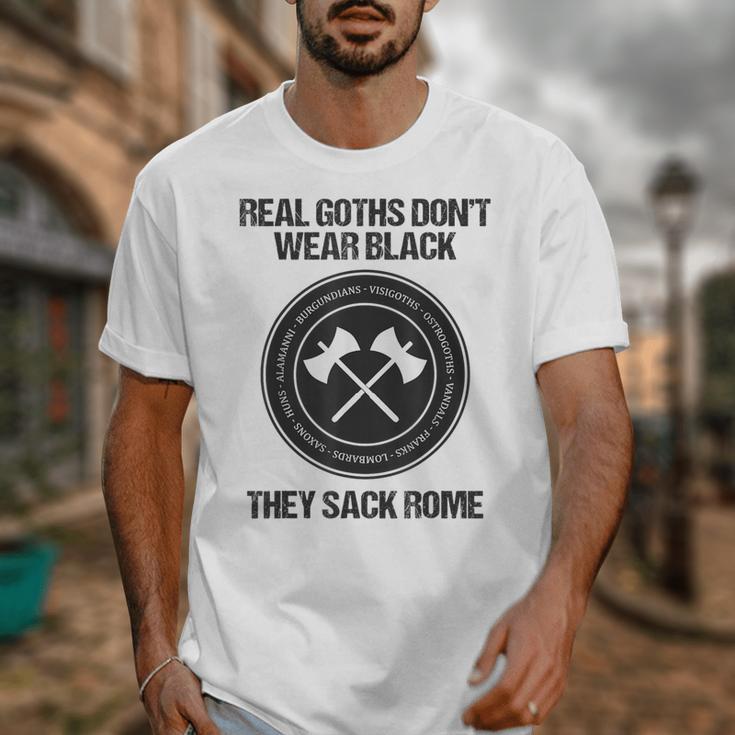 Real Goths Sack Rome History Teacher Unisex T-Shirt, History Teacher Gifts, funny design