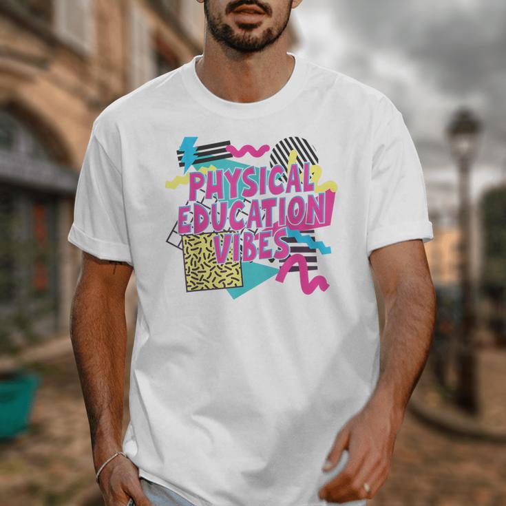 Retro Physical Education Vibes Gym Teacher Phys Ed Teacher Unisex T-Shirt, funny design Retro Physical Education Vibes Gym Teacher Phys Ed Teacher Unisex T-Shirt, funny design