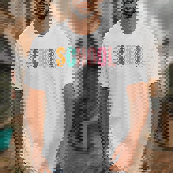 School Psychologist Rainbow Psychology Teacher Unisex T-Shirt, funny design